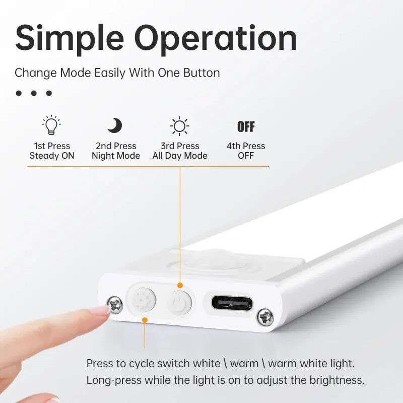 LED Motion-Sensor Under-Cabinet Light