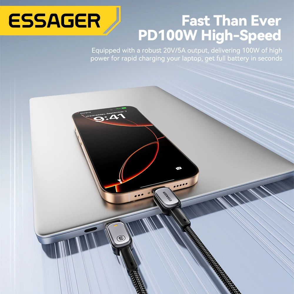 Essager 100W RapidCharge USB-C Cable