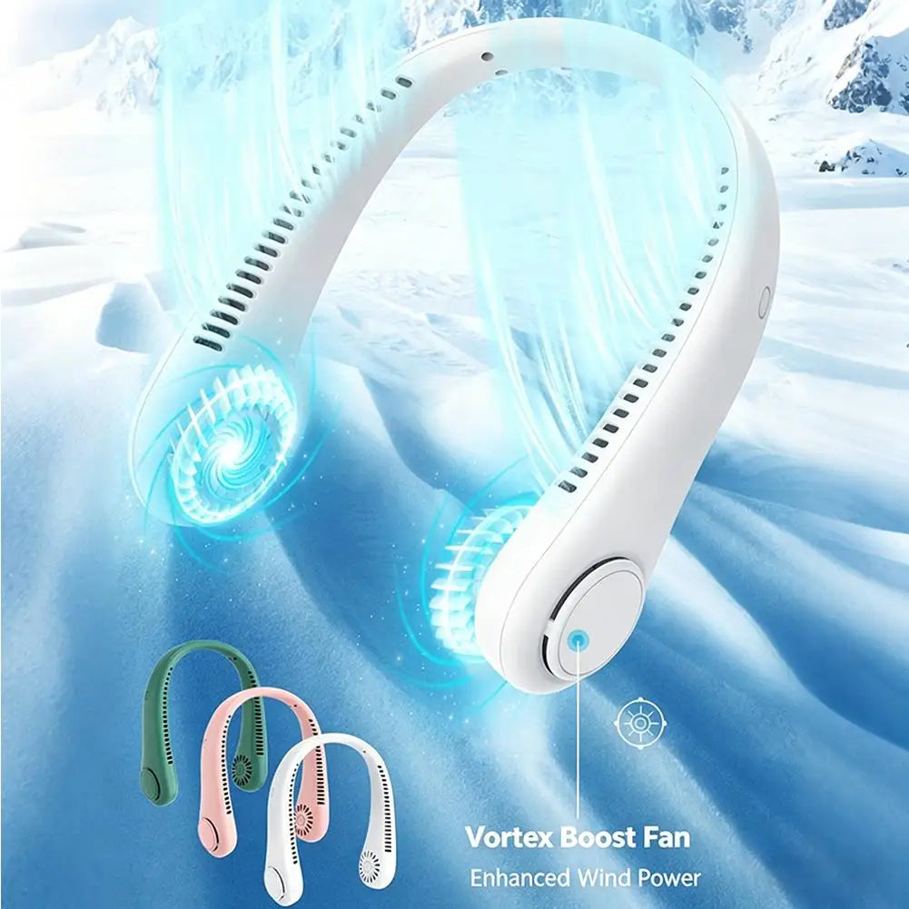 Bladeless Portable Neck Fan, 3-Speed