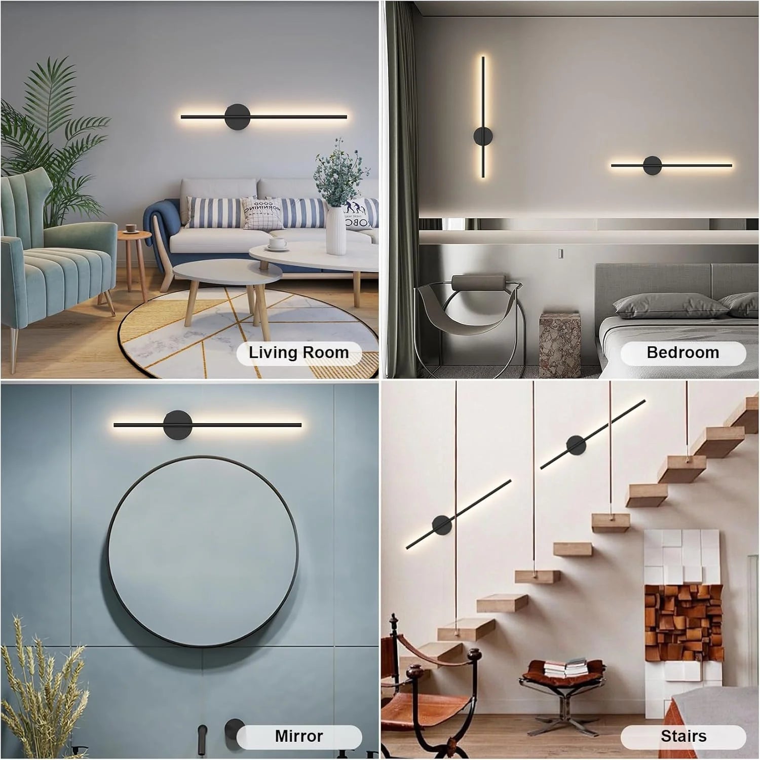 Cordless Rechargeable Wall Sconce (Remote-Controlled)