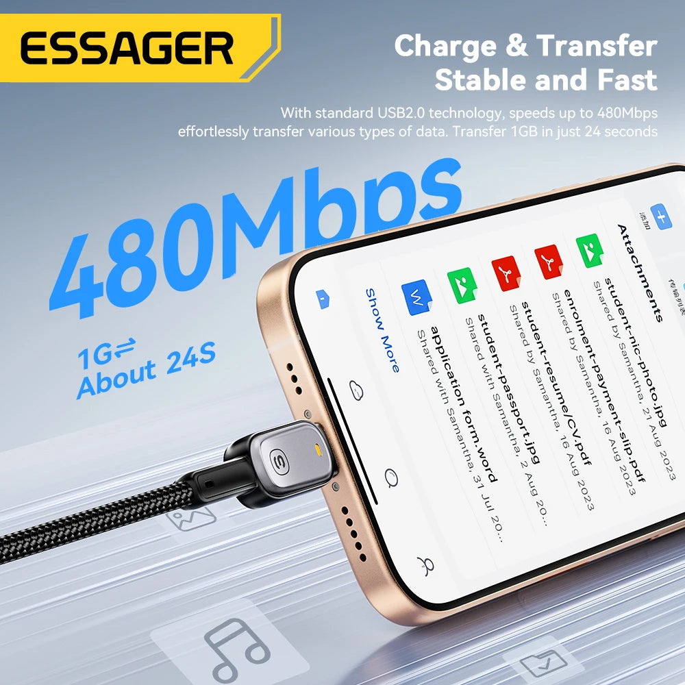 Essager 100W RapidCharge USB-C Cable