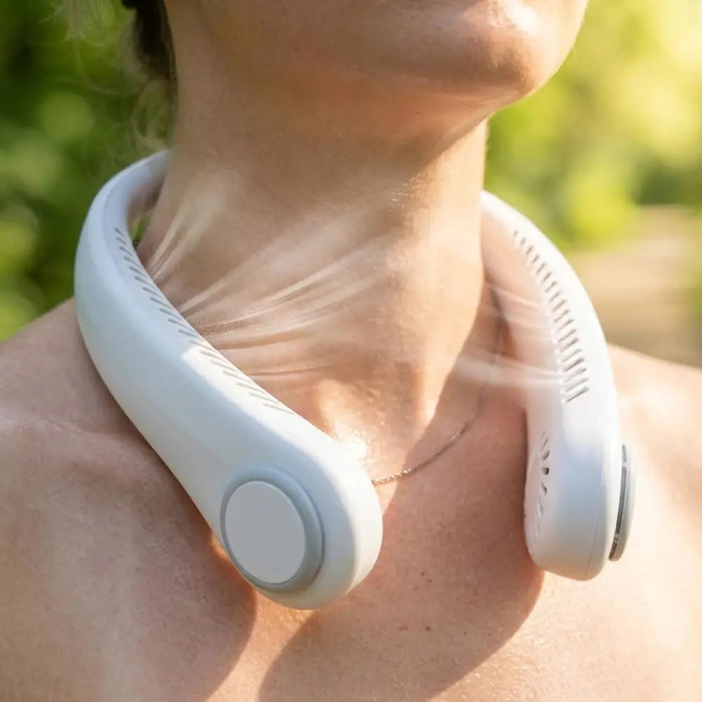 Bladeless Portable Neck Fan, 3-Speed