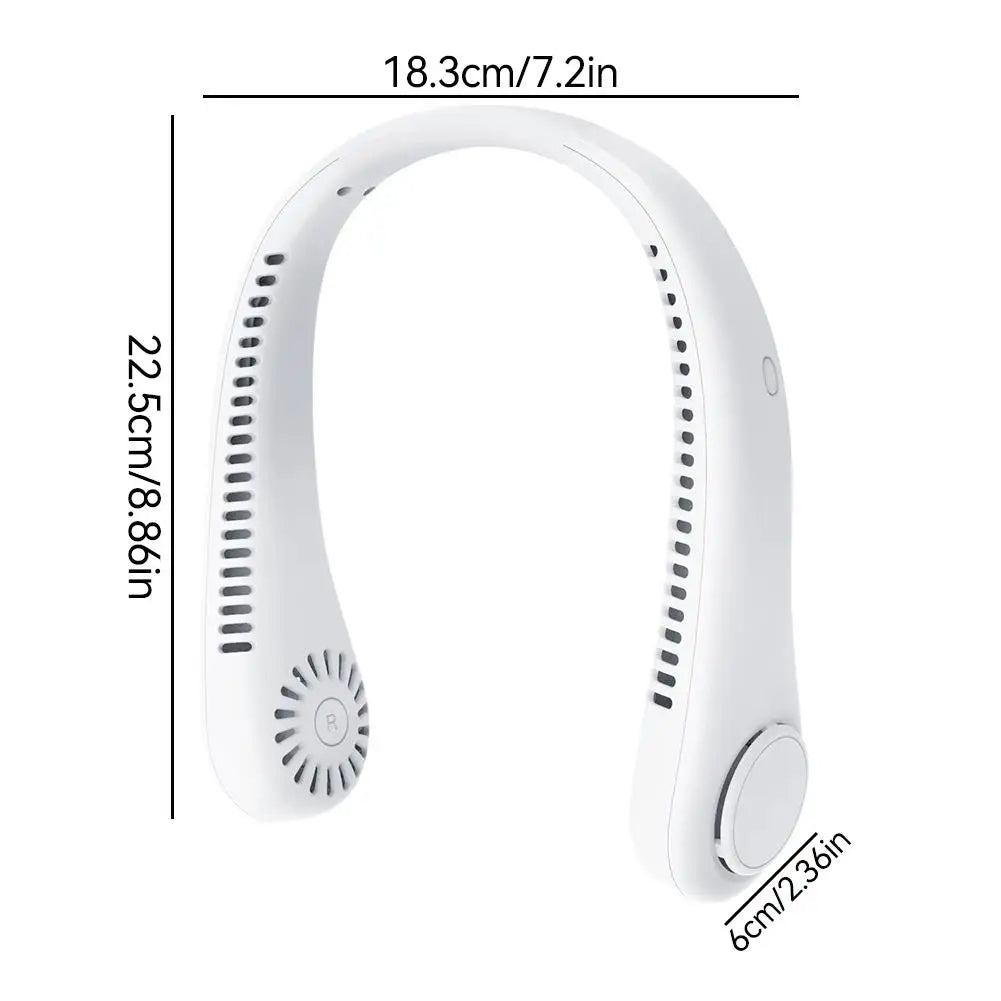 Bladeless Portable Neck Fan, 3-Speed