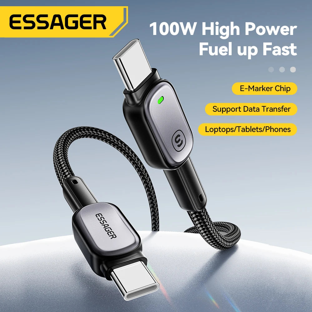 Essager 100W RapidCharge USB-C Cable